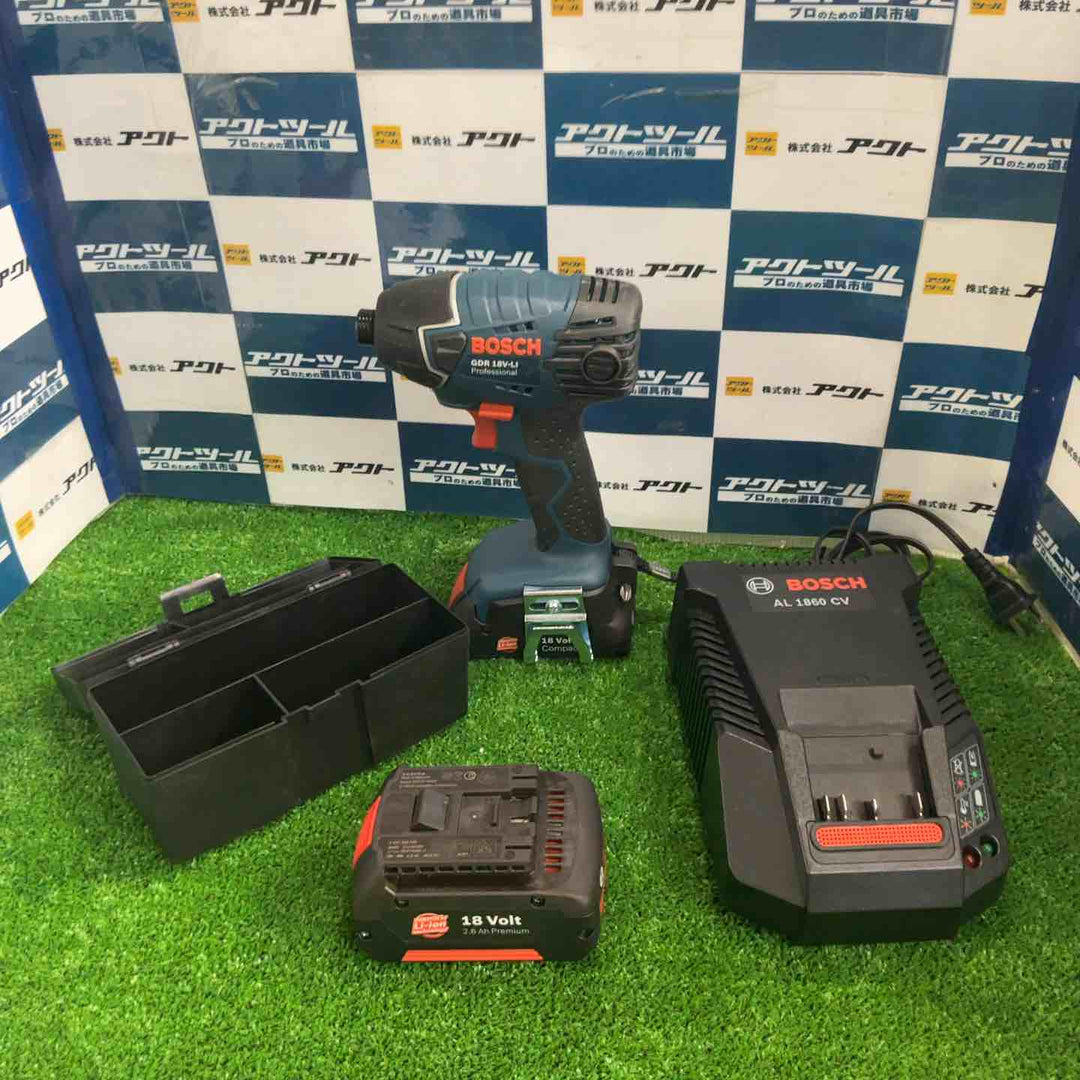 ◇BOSCH(ボッシュ) 18Vバッテリー インパクトドライバー GDR18V-LIS【草加店】