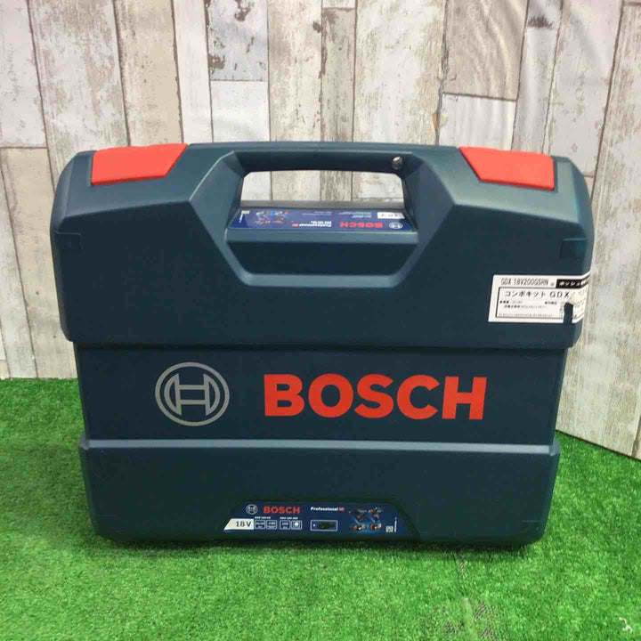 ボッシュ(BOSCH) コードレスインパクトドライバーインパクトレンチ兼用(GDX18V-200H)+コードレスドライバードリル(GSR18V-55) コンボキット GDX18V200GSRN 青【町田店】