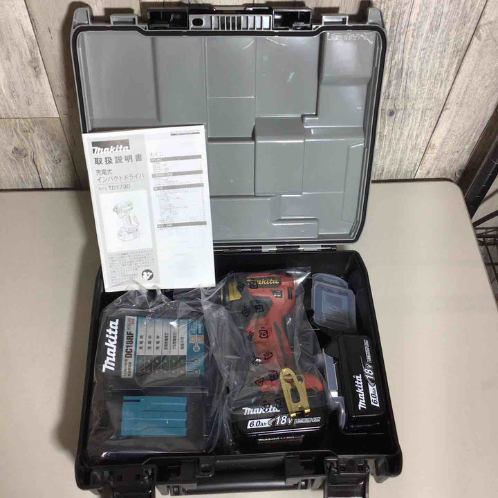 ★マキタ(makita) コードレスインパクトドライバー TD173DGXPR LXT20周年記念限定カラー プレミアムレッド【戸田店】