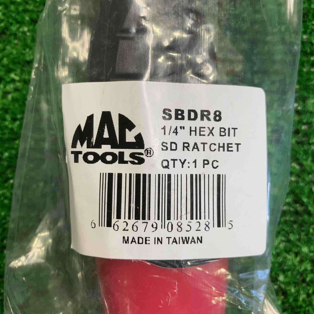 MACTOOLS 1/4ラチェッティングマグネティックビットドライバ SBDR8【町田店】