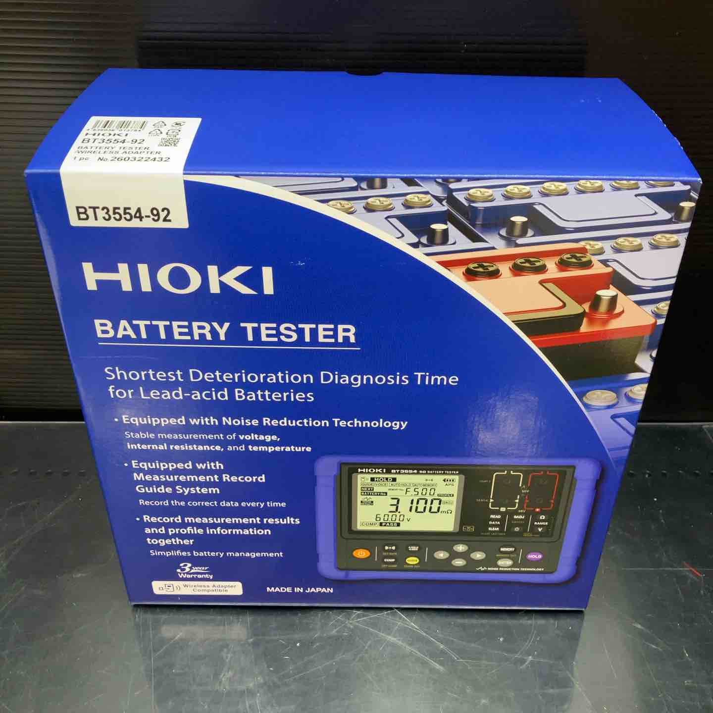 売り切り！【未使用品】日置電機(HIOKI) バッテリテスタ BT3554-92【川越店】 売り切り！【未使用品】日置電機(HIOKI) バッテリテスタ BT3554-92