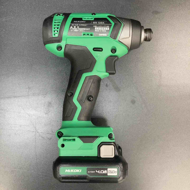 ★ハイコーキ(HIKOKI ※旧:日立工機) コードレスインパクトドライバー WH12DA(2ES)※別ケース付属【川越店】