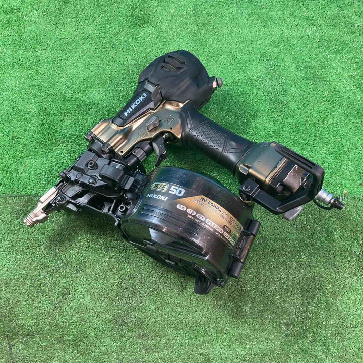 ★ハイコーキ(HIKOKI ※旧:日立工機) 高圧エア釘打ち機 NV50HR2(S)【岩槻店】