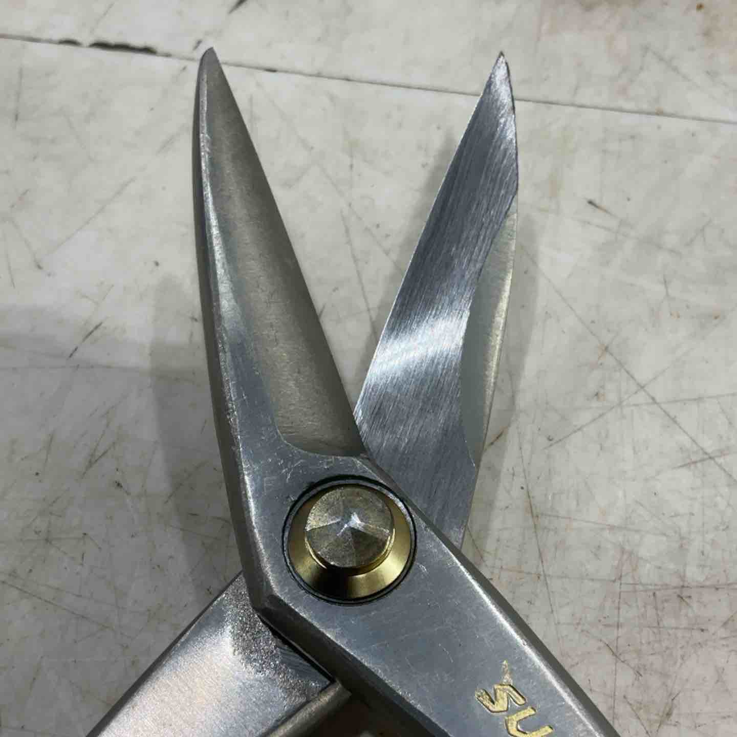 ツボタ 種光 ステン用SLD金切鋏 スーパーハードスリム 柳刃240mm