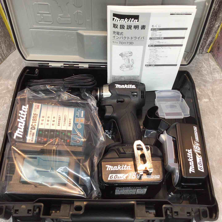 【未使用品】3台セット マキタ makita TD173DRGXB 18V 充電式インパクトドライバ 【八潮店】