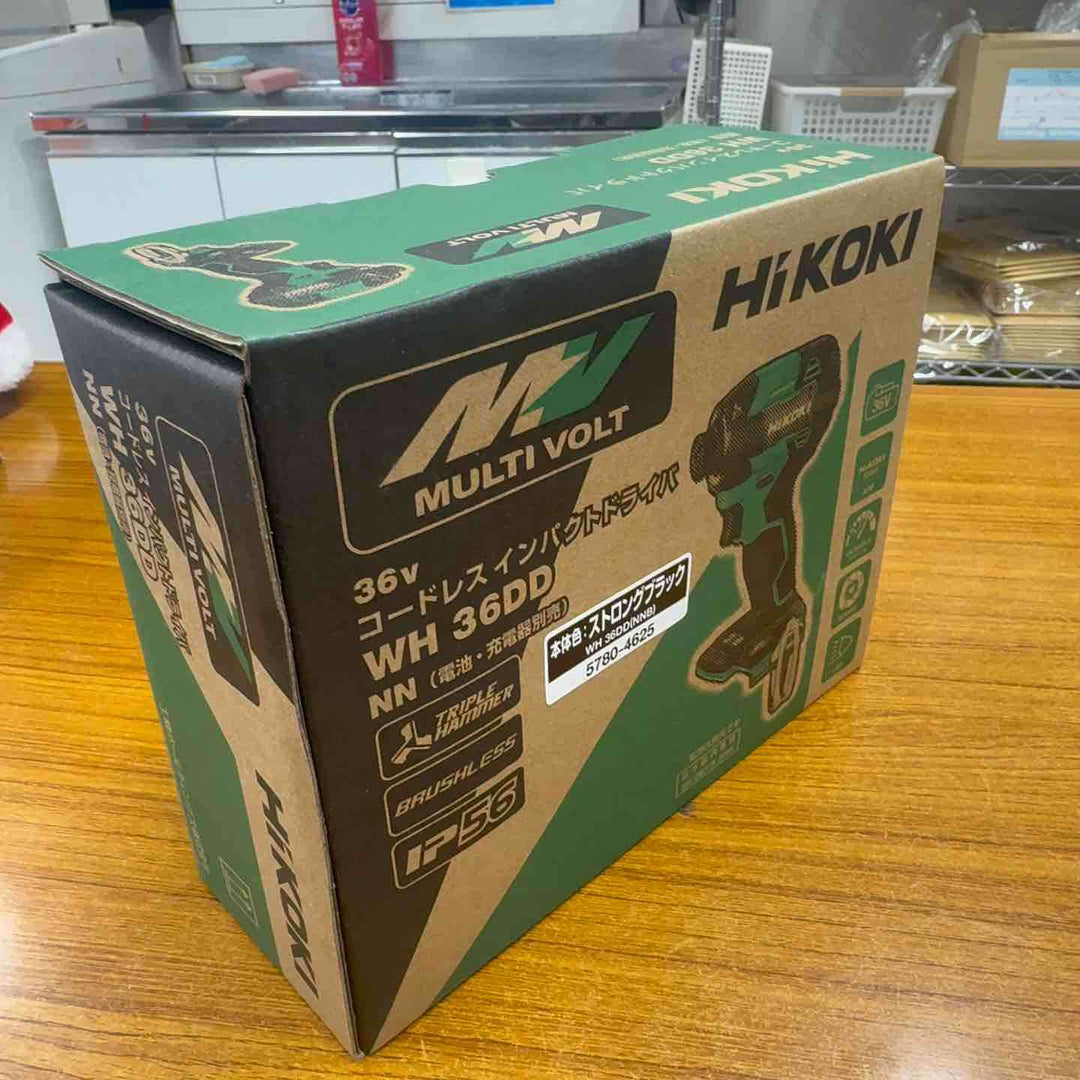 【未使用・特別特価！】 ハイコーキ HiKOKI マルチボルト コードレスインパクトドライバ WH36DD(NNB) 本体+バッテリセット！ 【桶川店】