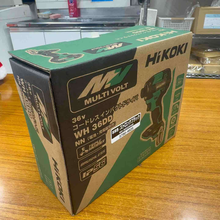 【未使用・特別特価！】 ハイコーキ HiKOKI マルチボルト コードレスインパクトドライバ WH36DD(NNB) 本体+バッテリセット！ 【桶川店】