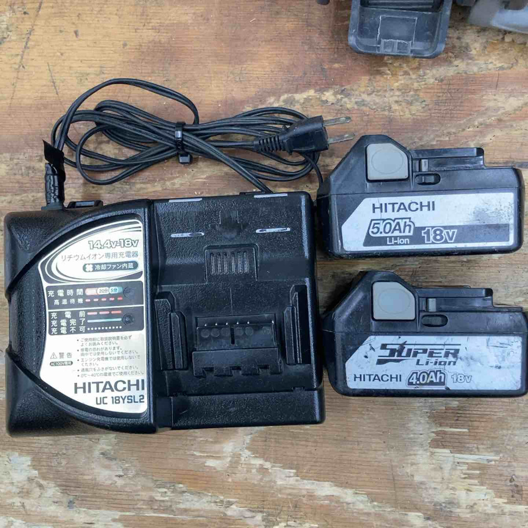 【中古品】★ハイコーキ(HIKOKI ※旧:日立工機) コードレスインパクトドライバー WH18DDL(2LLCK)(S) 18V バッテリー2個付き【柏店】