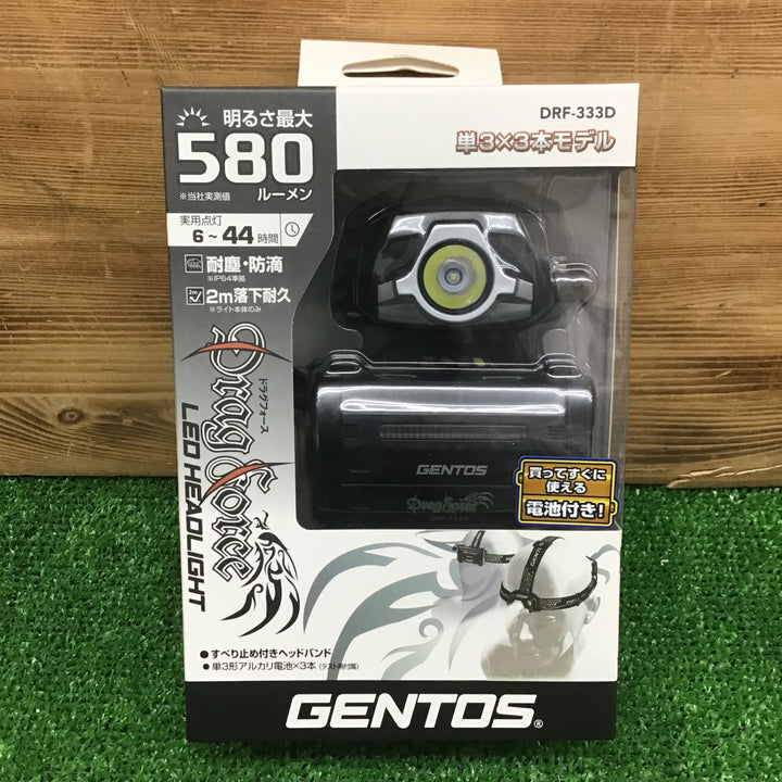 【現状品】 ジェントス/GENTOS LEDヘッドライト DRF-333D 【鴻巣店】