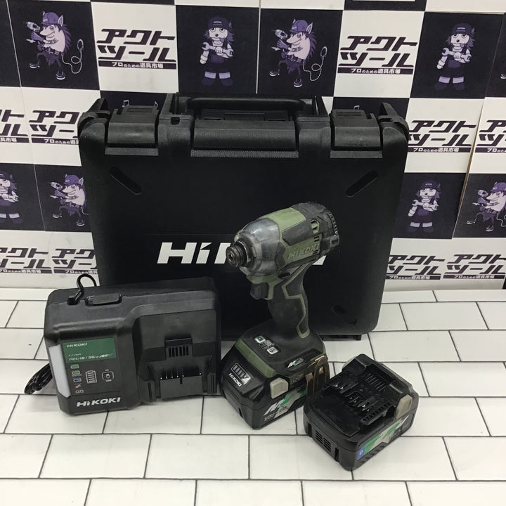 ★ハイコーキ(HIKOKI ※旧:日立工機) コードレスインパクトドライバ WH36DC(2XPS)(G) Bluetooth対応電池【所沢店】