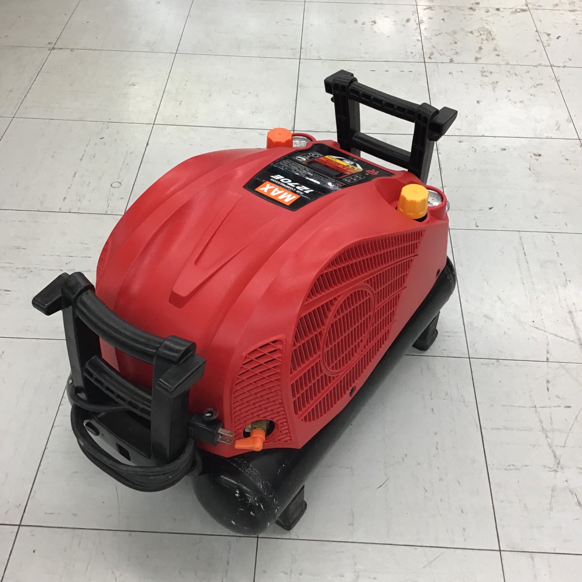 中古品】 ◎メンテ済み◎ マックス/MAX エアコンプレッサー 高圧常圧