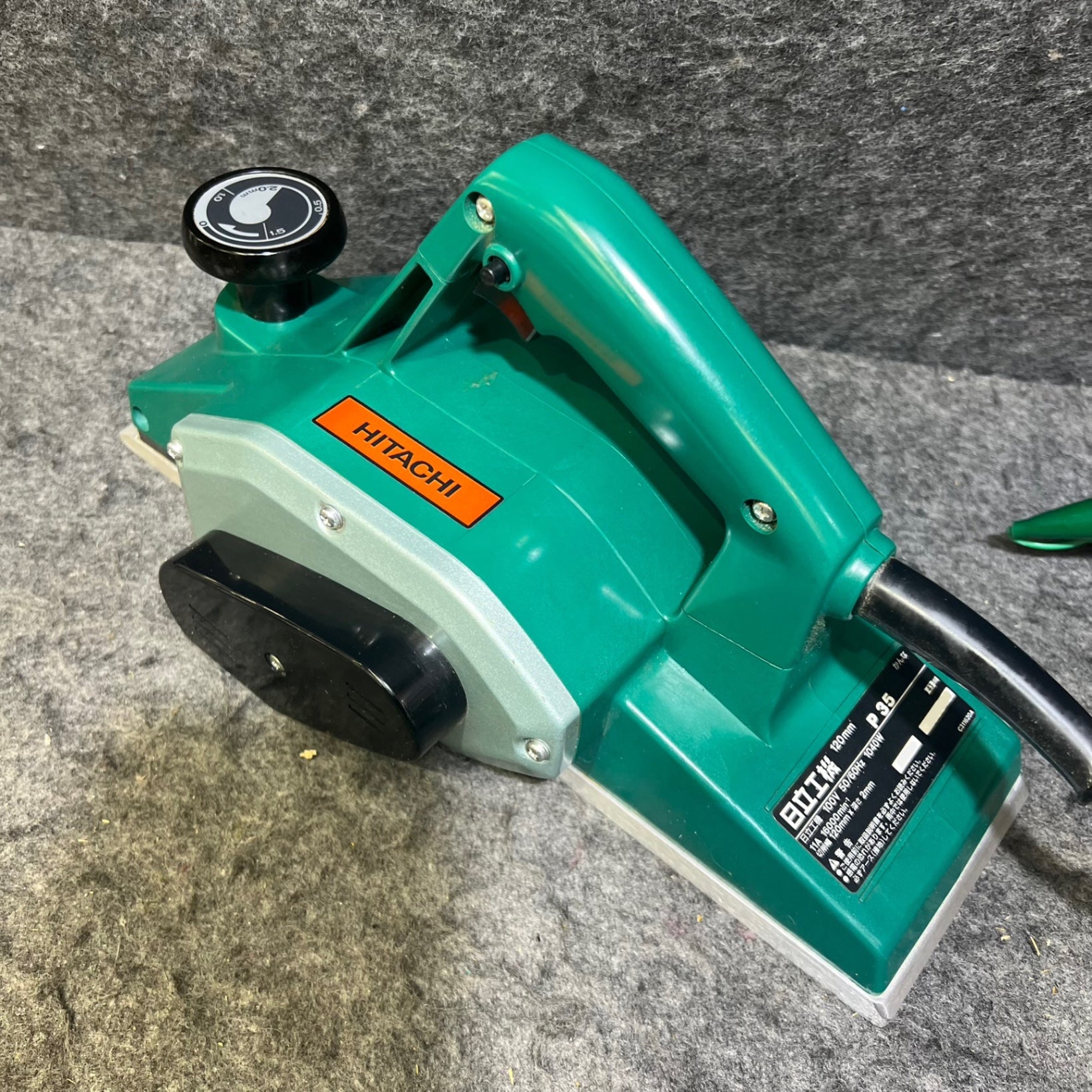 HITACHI 日立工機 電気カンナ P35 120mm 動作品 かんな 電動工具