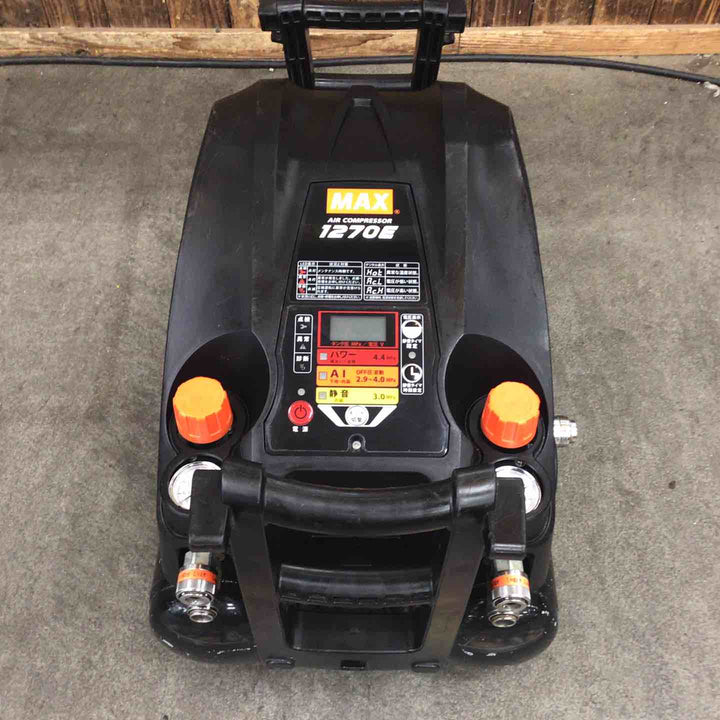 マックス(MAX) エアコンプレッサー AK-HL1270E_ブラック【川崎店】