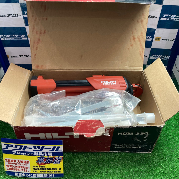 ヒルティ(HILTI) 手動式接着剤ディスペンサー HDM330【草加店】