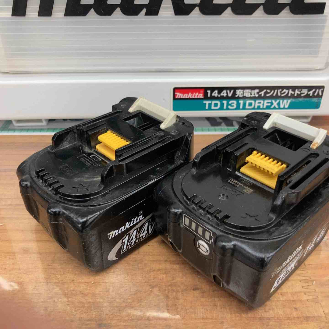 【中古品】★マキタ makita 14.4V コードレスインパクトドライバー TD130DRFX【八潮店】