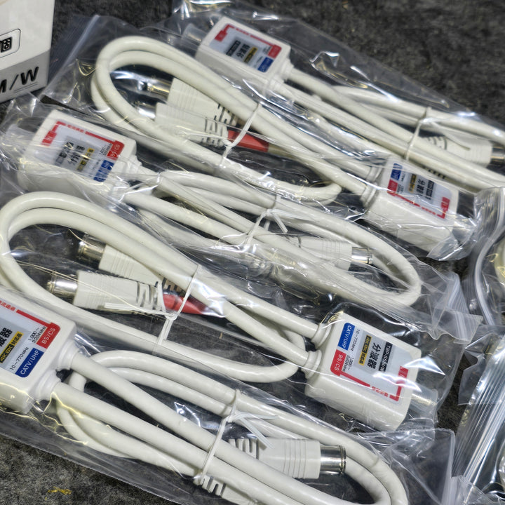 【未使用品】ケーブル分配器 ストレート型 TBP-SSM/W 10本セット【桶川店】