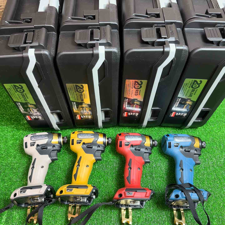 マキタ/makita 18V 充電式インパクトドライバー 本体+ケース TD173DZPY/PG/PB/PR 20周年限定カラー 4色セット【桶川店】