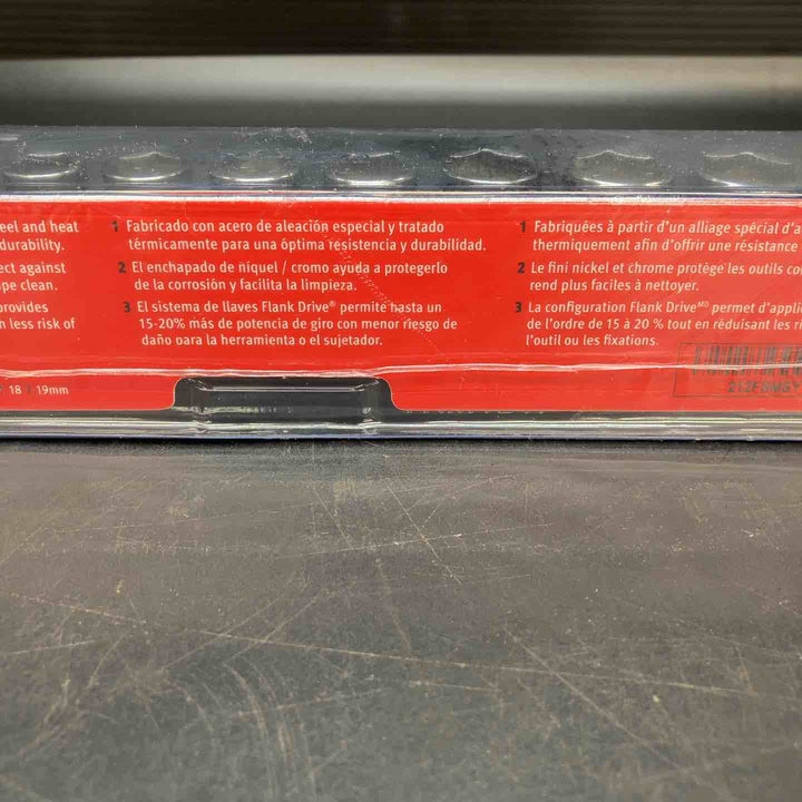 【未使用品】★スナップオン(Snap-on) 3/8"セミディープソケットセット 212FSMSY【川越店】