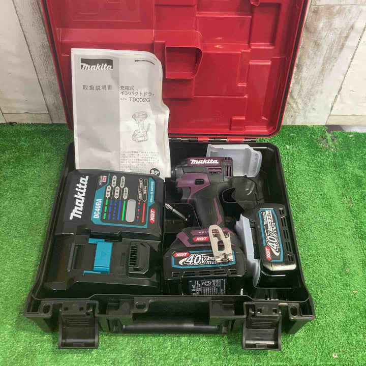 マキタ(makita) コードレスインパクトドライバー TD002GDXAP【町田店】