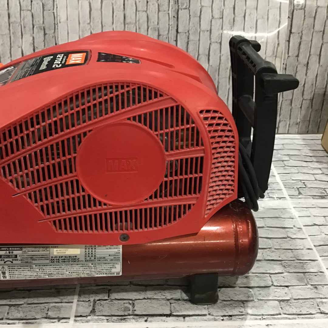 ★マックス(MAX) エアコンプレッサー AK-HH1270E2_レッド【川口店】