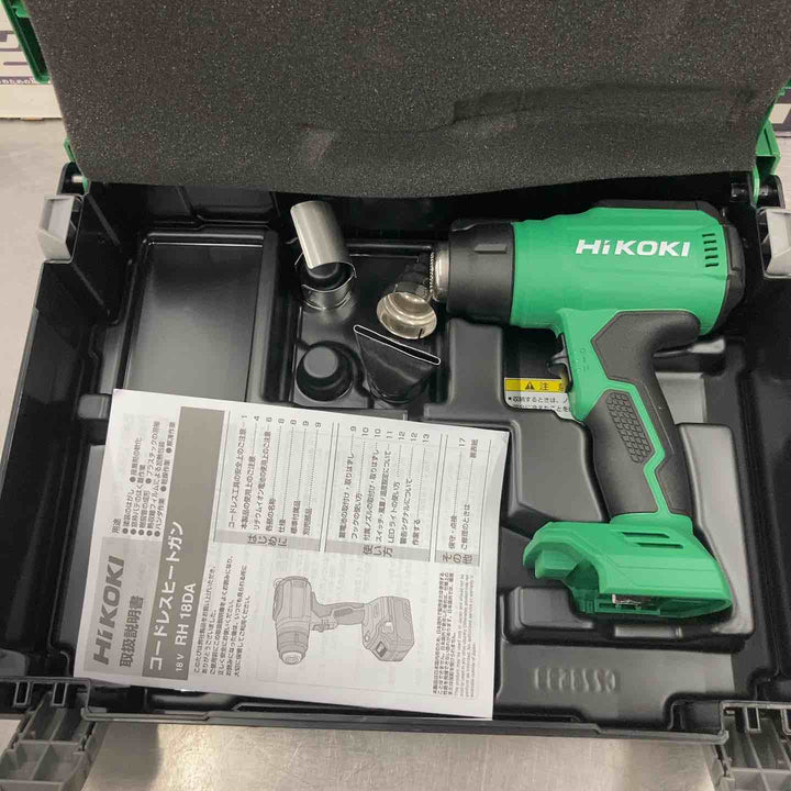 ★ハイコーキ(HIKOKI ※旧:日立工機) コードレスヒートガン RH18DA(NNP)【所沢店】