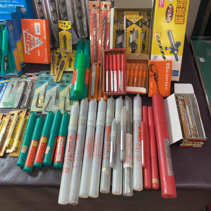 【未使用(店頭展示品)】コンクリートビット・コアビット まとめ ハウスBM HITACHI ミヤナガ 計215点【東大和店】