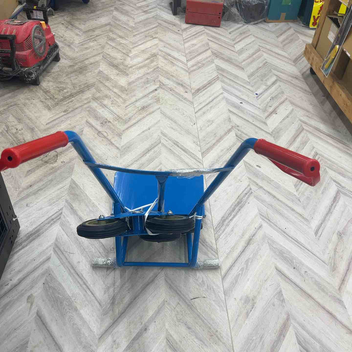 ◇スチール三輪階段昇降機 青 耐荷重180kg 段差 22cm 220mm　【越谷店】