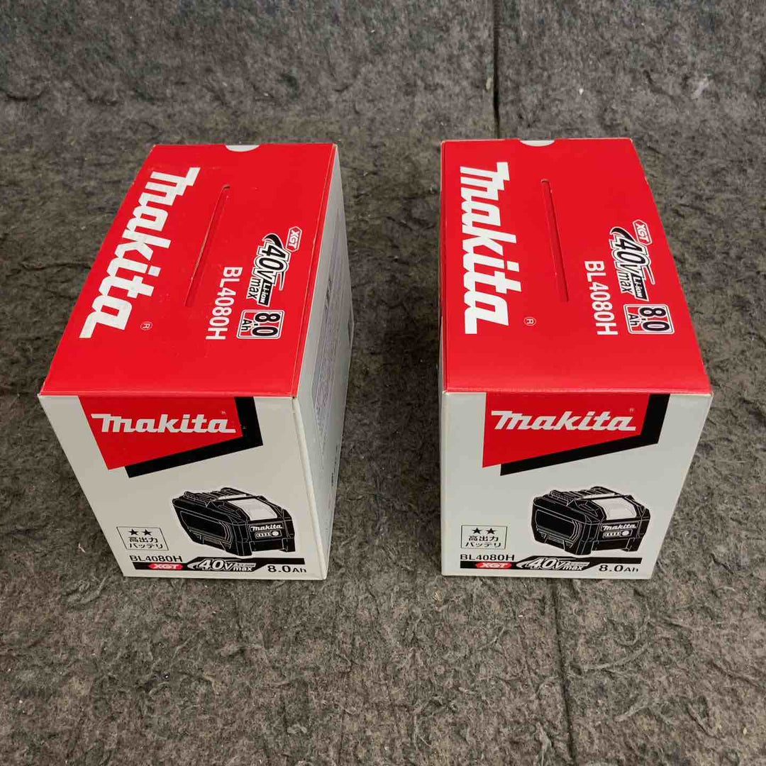 マキタ(makita) リチウムイオンバッテリー 40Vmax/8.0Ah BL4080H A-77263 高出力 計2点【鴻巣店】