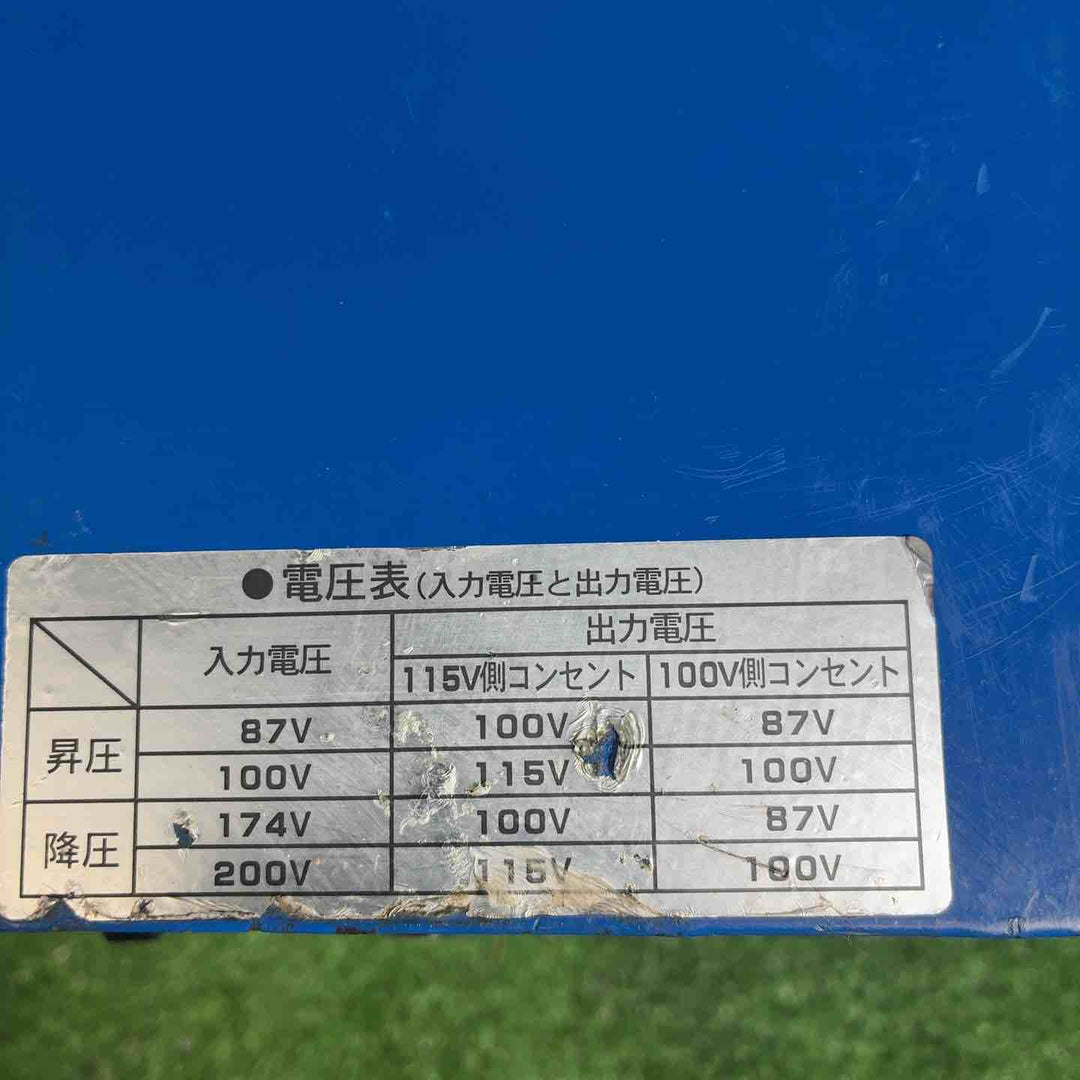 【中古品】 スズキッド(SUZUKID) トランスターQBEE STX-3QB トランス 変圧器 【藤沢店】