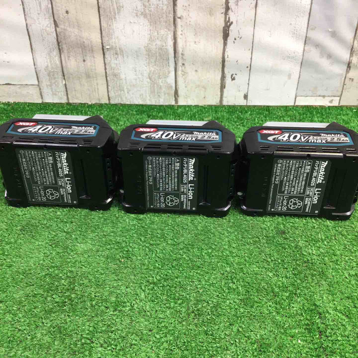 マキタ(makita) リチウムイオンバッテリー 40Vmax/2.5Ah BL4025 3個セット【町田店】