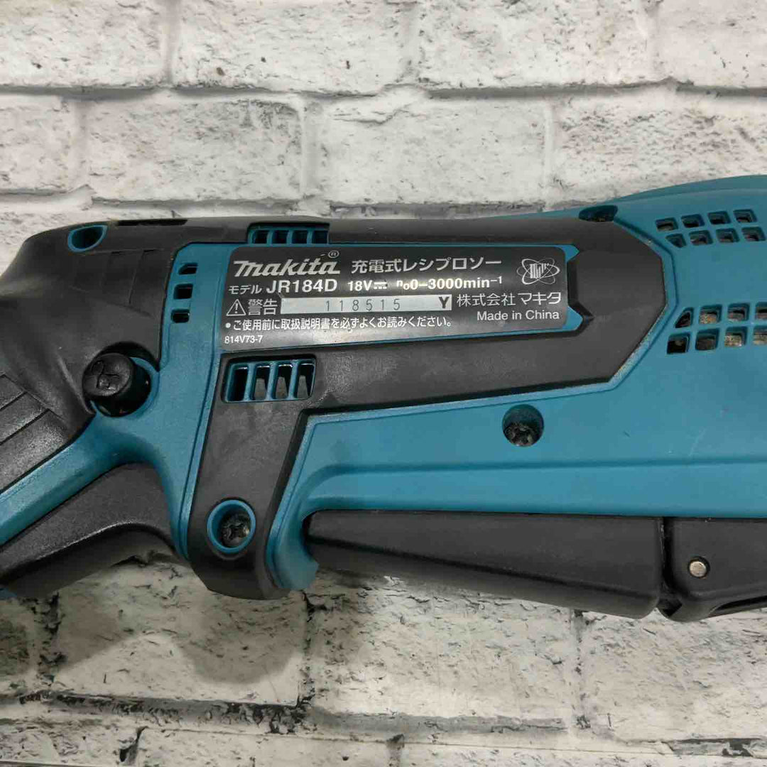 ★マキタ(makita) コードレスレシプロソー JR184DZ【川口店】