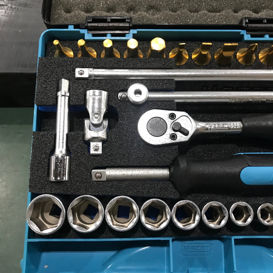 HAZET(ハゼット) ソケットレンチセット 854 差込角:6.35mm 30点 1セット【川口店】