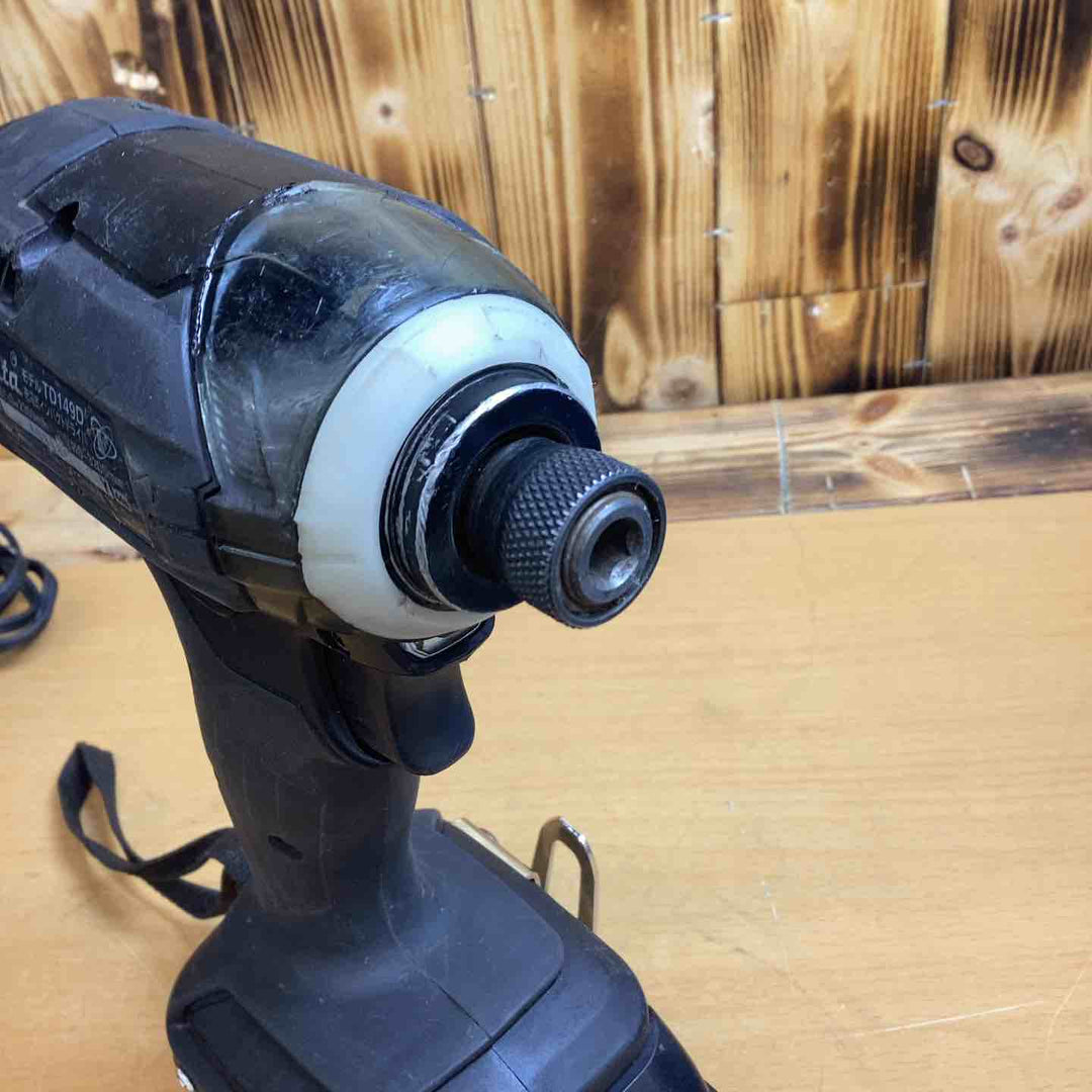 ★マキタ(makita) コードレスインパクトドライバー TD149DRFXB 18V3.0Ahバッテリー2個 充電器付き 代替ケース付き 【越谷店】