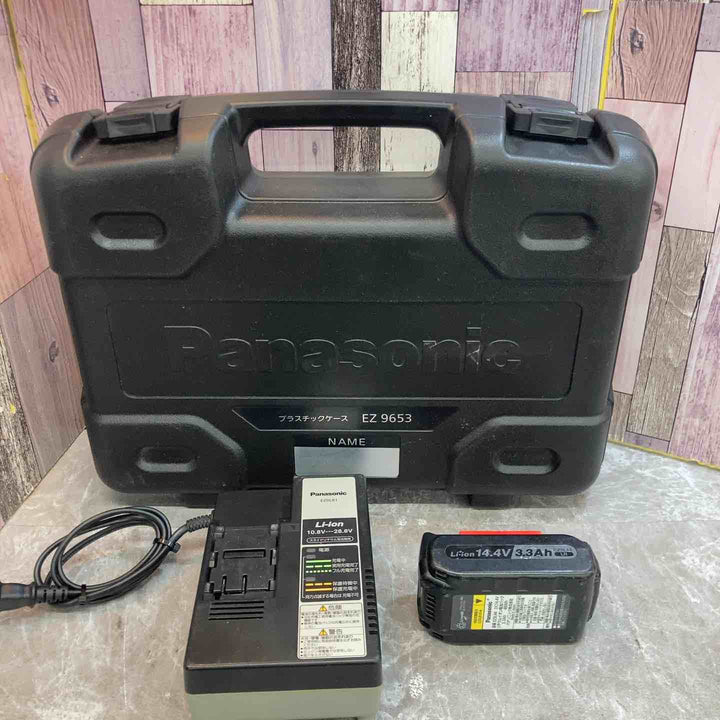 ◇パナソニック(Panasonic) コードレス角穴カッター EZ4543LE1S-B ボードカッター【八潮店】