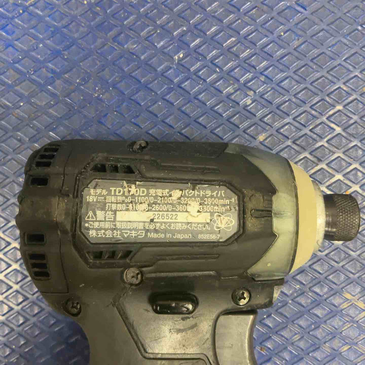 ★マキタ(makita) コードレスインパクトドライバー TD170DZB【草加店】