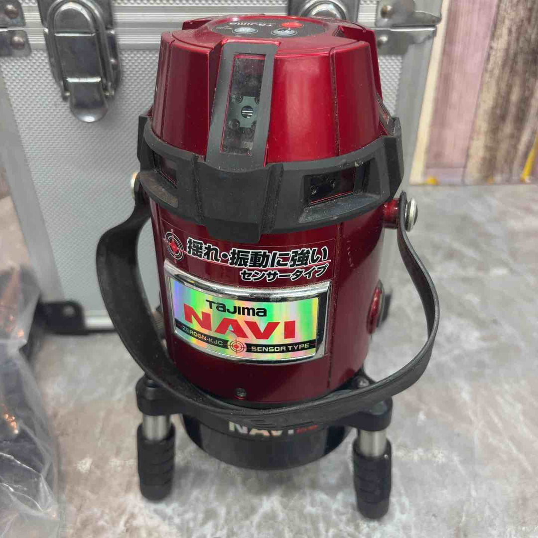 ◇タジマ(TAJIMA) レーザー墨出し器 NAVIゼロセンサーKJC 矩十字・横全周 ZEROSN-KJC 追尾【八潮店】