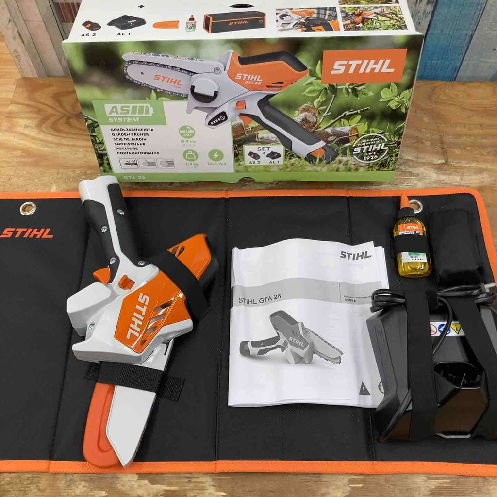 ◇STIHL/スチール バッテリーガーデンカッター チェーンソー GTA26【柏
