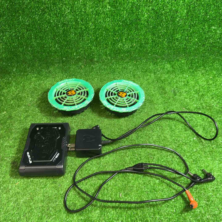 BURTLE AIRCRAFT バッテリー+ファンユニット、AC08-22V+AC370/371【藤沢店】