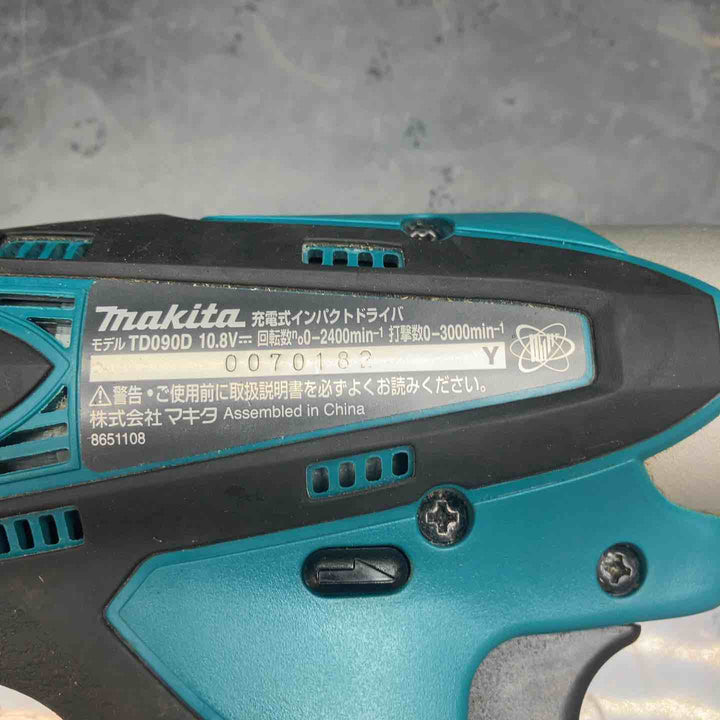 ◇マキタ(makita) コードレスインパクトドライバ TD090DZ【川越店】