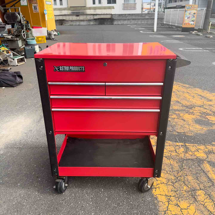 【店頭受取り限定】アストロプロダクツ 4段引き出し付きツールワゴン W930×D520×H1200mm【桶川店】