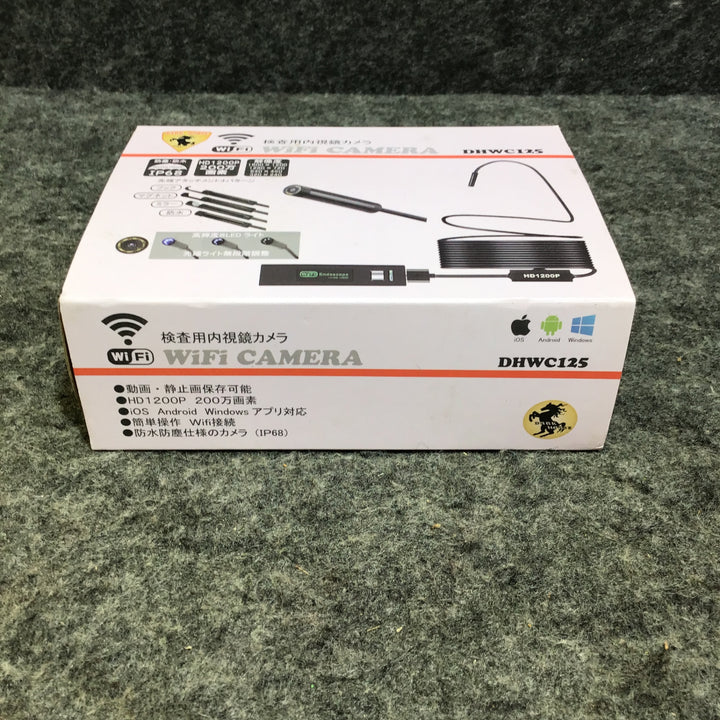 【未使用品】DARK HORSE(ダークホース) 検査用内視鏡カメラ DHWC125 5個セット WIFI CAMERA【桶川店】