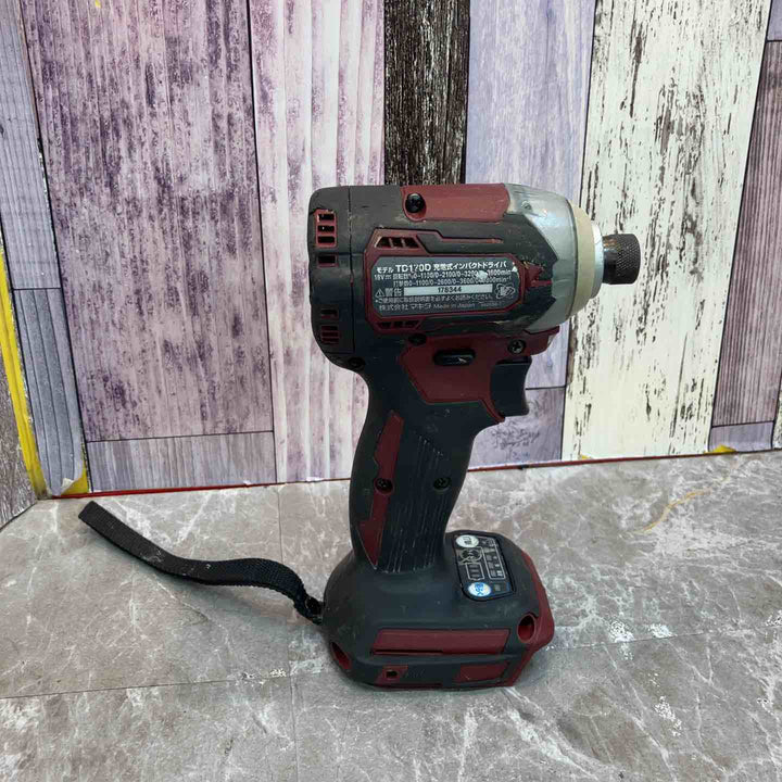 ◇マキタ(makita) コードレスインパクトドライバー TD170DZAR オーセンティックレッド【八潮店】
