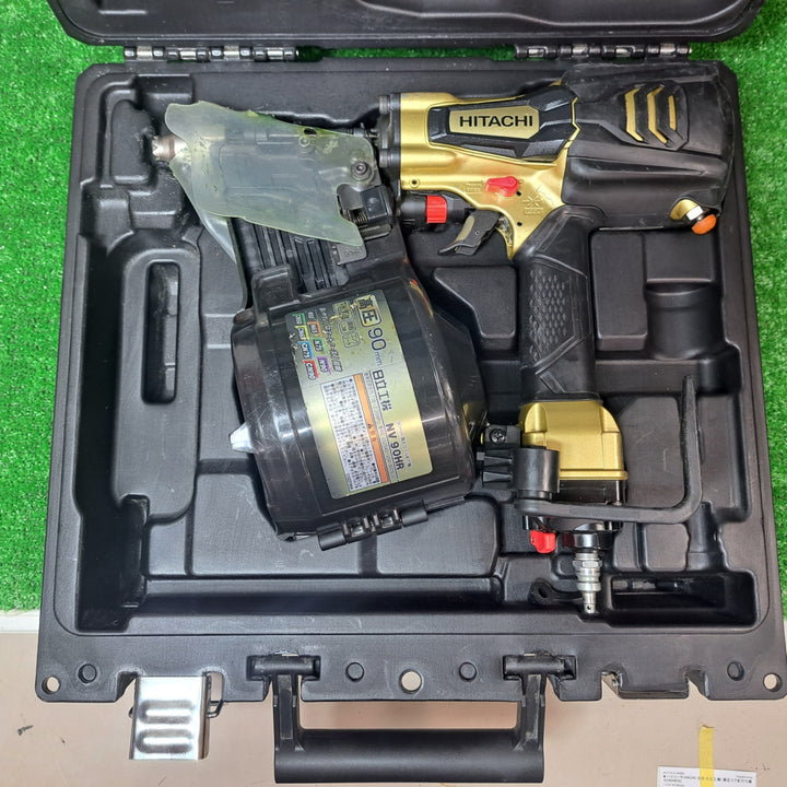 ★ハイコーキ(HIKOKI ※旧:日立工機) 高圧エア釘打ち機 NV90HR(S)【岩槻店】