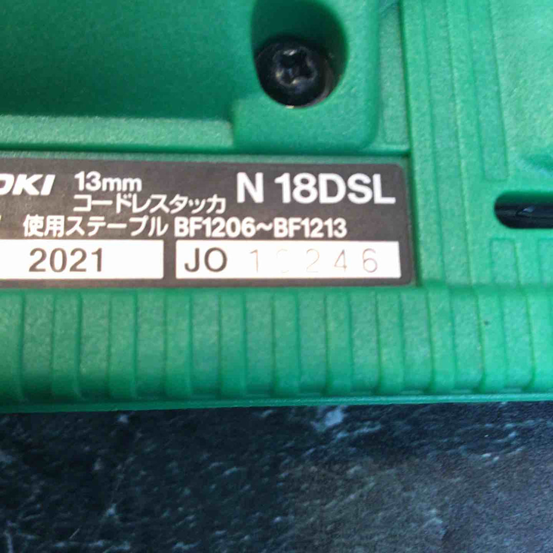 ☆ハイコーキ(HIKOKI ※旧:日立工機) コードレスタッカ N18DSL(LXPK)【八潮店】