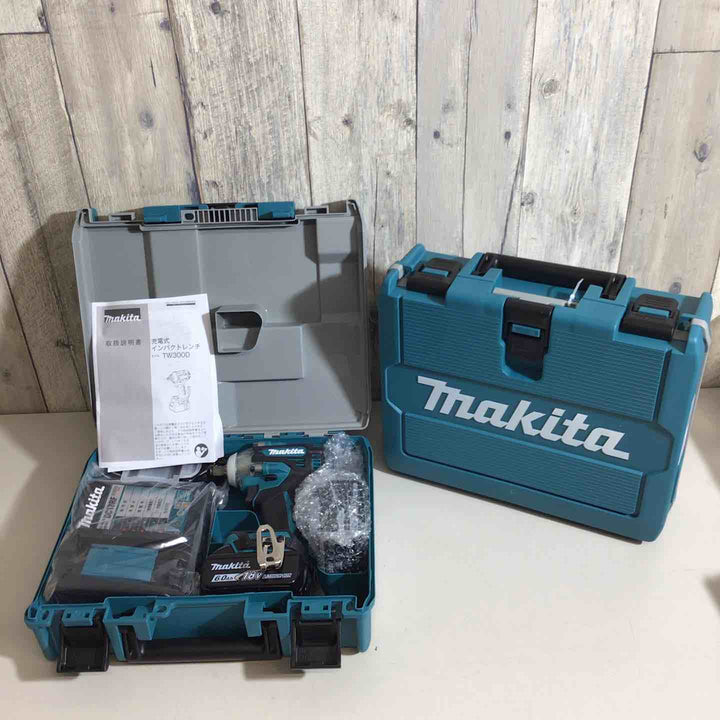 【未使用品】マキタ(makita) コードレスインパクトレンチ TW300DRGX 2台セット【戸田店】