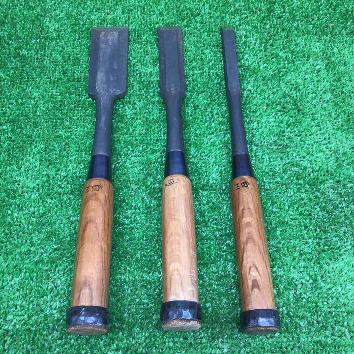 【中古・現状品】 正道 銘 鑿 のみ ＊3本組 【鴻巣店】