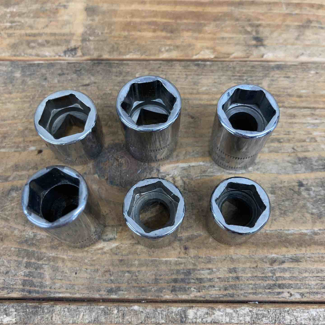 【中古品】 スナップオン(Snap-on) ソケットまとめ TMMS8 RFSM12など 計12個セット 1/4 3/8 ブランド ショート ディープ 【東大和店】
