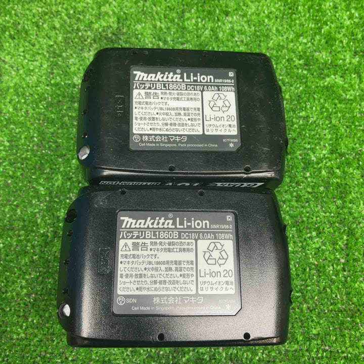マキタ リチウムイオンバッテリー BL1860B 充電回数7回、2回/ DC18RF 3点セット【藤沢店】