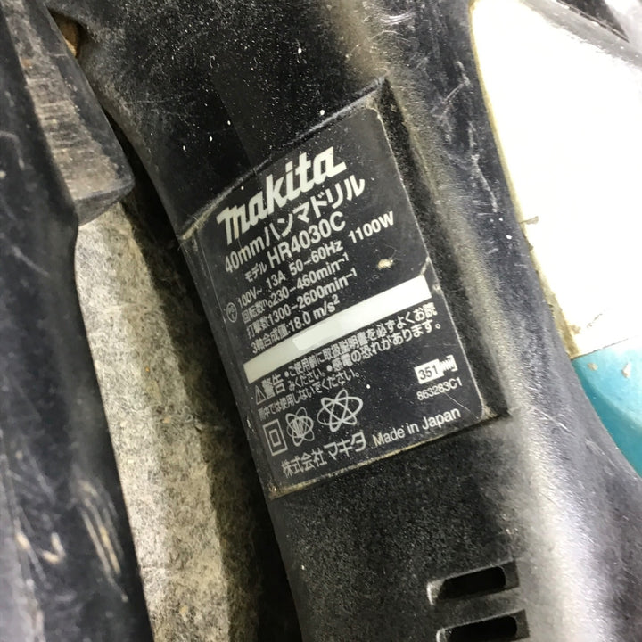 【中古品※異音有り※】マキタ(makita) ハンマドリル HR4030C【桶川店】