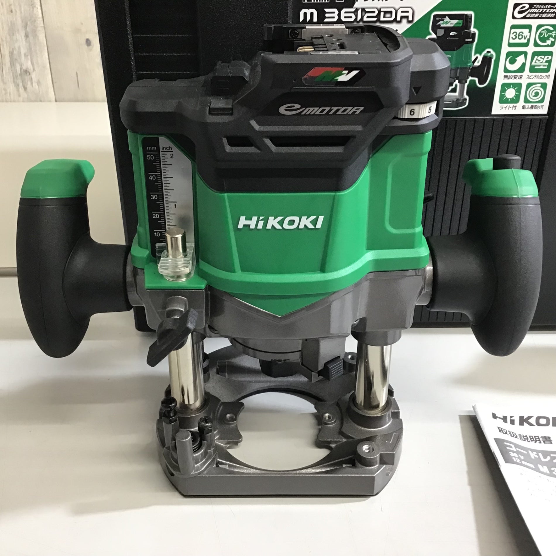 ☆ハイコーキ(HIKOKI ※旧:日立工機) コードレスルーター M3612DA(XP